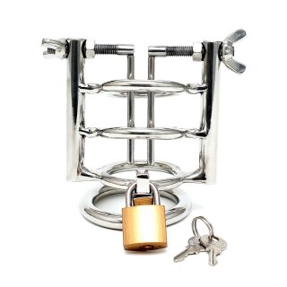 Rimba Harnröhrendehner mit Penisring und Vorhängeschloss Ø 4,5 cm