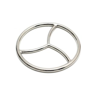 Rimba Triple Shibari Ring Silver Ø 23.5 cm