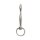 Rimba Hollow Urethral Plug with Ring Silver Ø 1 cm