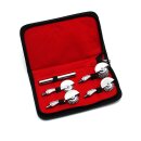 Rimba Pinwheel Set Silber 16,6 cm