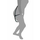 Rimba Restraint Ring with leather cuffs and padlock