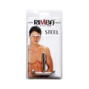 Rimba Smooth Urethral Plug Silver 9 mm