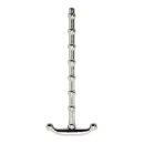 Rimba Ribbed Urethral Sound Silver 8 mm