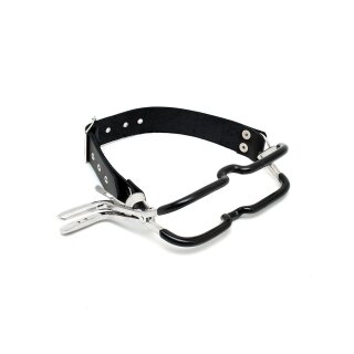 Rimba Jennings Mouth Clamp with Collar Black