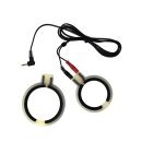 Rimba Electro cock rings, bi-polar, round 2 pcs