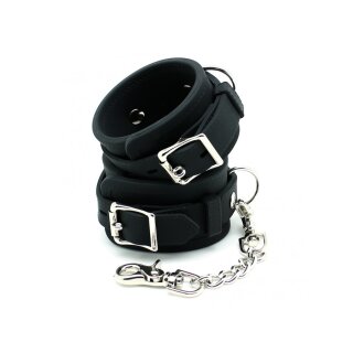 Rimba Fesseln aus Silikon Schwarz