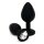 Rimba 2-teiliges Buttplug Set Schwarz Ø 2,8-3,8 cm