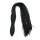 Rimba Latex Play - Whip with Vibrating Dildo - Black