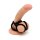 Rimba Latex Play - Quatro Cock Ring and Ball Splitter - Black
