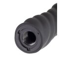 Rimba Latex Play - Exchangeable Dildo for Strap-on - Black - 16,0 cm