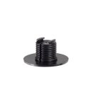 Rimba Latex Play - Exchangeable Dildo for Strap-on - Black - 16,0 cm