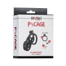 Rimba P-Cage PC01 Penis Cage Black 9.5 cm Ø 3.9 cm