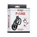 Rimba P-Cage PC02 Penis Cage Black 10.5 cm Ø 3.9 cm