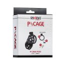Rimba P-Cage PC03 Penis Cage Black 8.5 cm Ø 3.9 cm