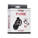 Rimba P-Cage PC03 Penis Cage Black 9.5 cm Ø 3.9 cm