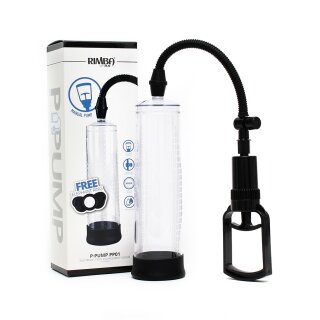Rimba P-Pump - P-Pump PP01 - Penis Enlarger with Manual Pump - Black
