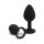 Rimba Berlin Bling Buttplug 2-teiliges Set Schwarz Ø 3,8 cm