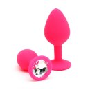 Rimba Berlin Bling Buttplug 2-teiliges Set Pink Ø 3,8 cm