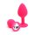 Rimba Berlin Bling Buttplug 2-teiliges Set Pink Ø 3,8 cm