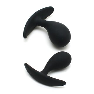 Rimba Copenhagen Anal Plugs Schwarz Ø 2,7 cm 2-teilig