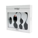 Rimba Rimini Kegelball Training Set Schwarz Ø 3,6 cm 4-teilig