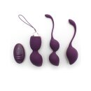 Rimba Rimini Kegel Ball Training Set Purple Ø 3.6 cm 4-Piece