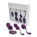 Rimba Rimini Kegel Ball Training Set Purple Ø 3.6 cm 4-Piece