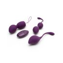 Rimba Rimini Kegel Ball Training Set Purple Ø 3.6 cm 4-Piece