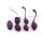 Rimba Rimini Kegel Ball Training Set Purple Ø 3.6 cm 4-Piece