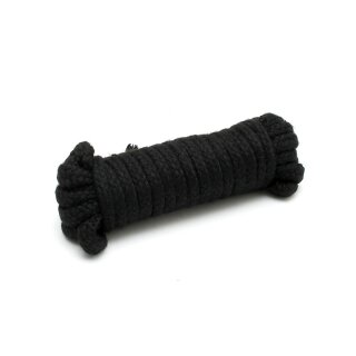Rimba Bristol Cord Cotton Bondage Rope Black 5 m