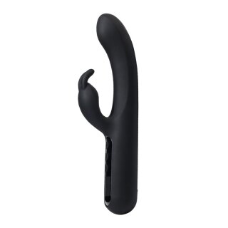 Rimba Toys - Sensual Nights SN03 - Rabbit Vibrator - Black