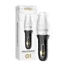 Rimba Toys – Orgastobator 01 – Male Masturbator – Black & Transparent