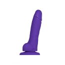 Strap-On-Me Soft Realistic Dildo Purple Size S- 17.1 cm