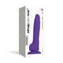 Strap-On-Me Soft Realistic Dildo Purple Size S- 17.1 cm