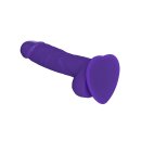 Strap-On-Me Soft Realistic Dildo Purple Size M- 18 cm