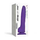 Strap-On-Me Soft Realistic Dildo Purple Size L- 19 cm