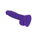 Strap-On-Me Soft Realistic Dildo Purple Size L- 19 cm