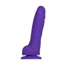 Strap-On-Me Soft Realistic Dildo Purple Size XL- 19.8 cm