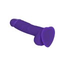 Strap-On-Me Soft Realistic Dildo Purple Size XL- 19.8 cm
