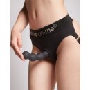 Strap-On-Me - Dildo Plug Balls Size XXL - Black - 19 cm