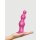 Strap-On-Me - Dildo Plug Beads Size XL - Metallic Pink