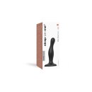 Strap-On-Me - Dildo Plug Curvy Size S - Black - 14 cm