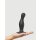 Strap-On-Me - Dildo Plug Curvy Size M - Black - 15 cm