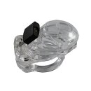 The Vice Chastity Cock Cage Mini V2 Transparent