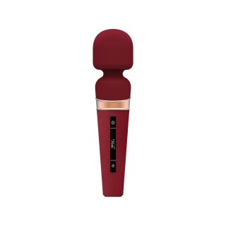 Viotec - Titan - Wand Vibrator - Gold & Wine Red