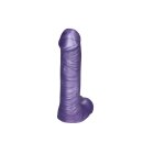 Ylva & Dite - Icarus - Dildo with Balls - Dark Purple - 18.2 cm