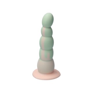 Ylva & Dite - Circe - Special Dildo - Sage Green / Orange - 17.7 cm