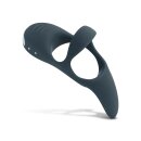 Boners Dreifach Cockring Blau