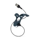 Boners Dreifach Cockring Blau