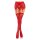 Leg Avenue Lace thigh highs & garterbelt red O/S